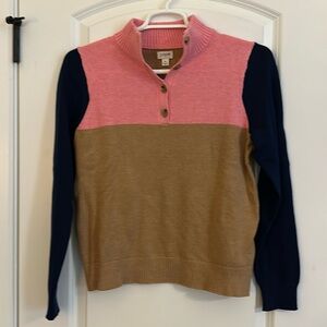 J Crew Colorblock Sweater